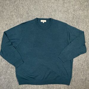 Turnbury Sweater Mens  Size XXL Teal Wool Classic  Casual Business